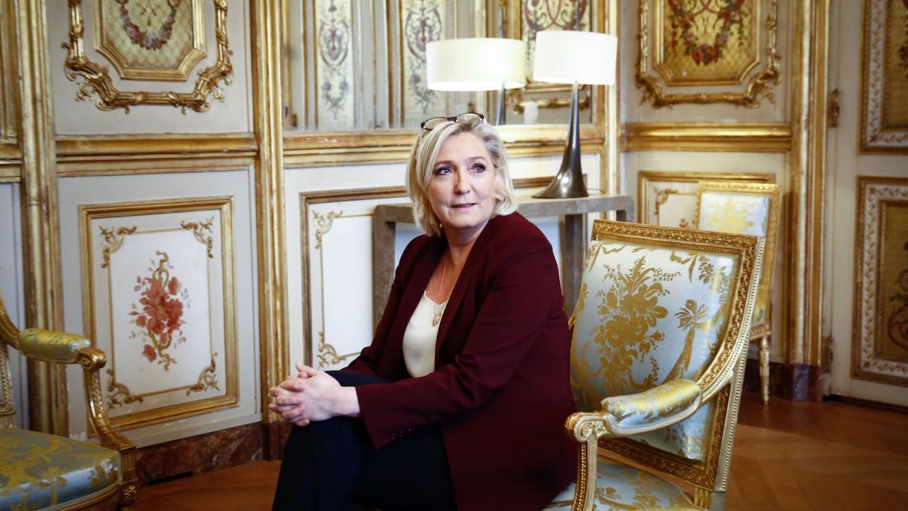 Le Pen ve Macron 1