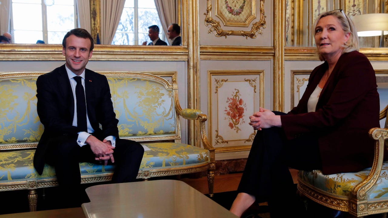 Le Pen ve Macron 2