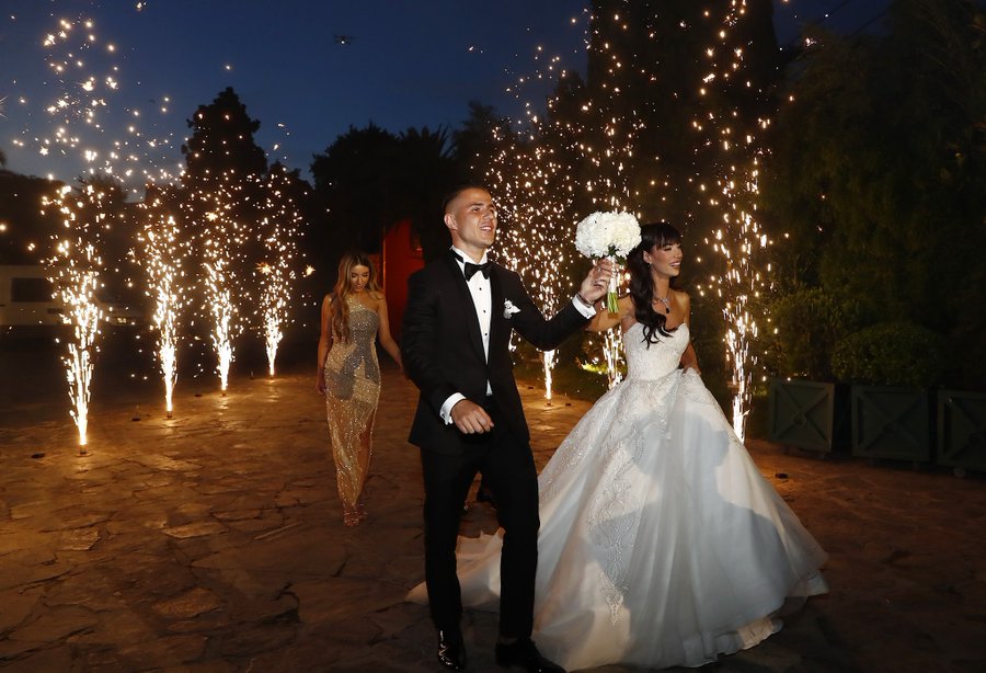 Pelkas'ın düğününde tüm Fenerbahçe coştu