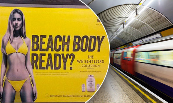 london underground obez advert