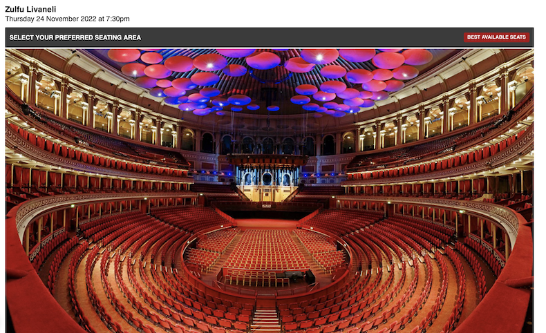 Kraliyet Orkestrasıyla Zülfü Livaneli Londra konseri