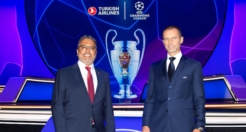 Türk Hava Yolları (THY) 2023 finali İstanbul'da gerçekleşecek olan UEFA Şampiyonlar Ligi'ne sponsor olan dünyadaki ilk hava yolu şirketi old