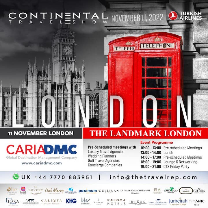 Londra'da Continental Travel Show rüzgarı esti 2