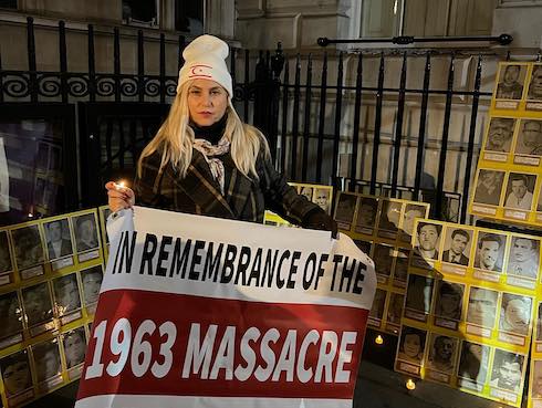 Kıbrıs Türklerinden Londra'da Kanlı Noel'e an