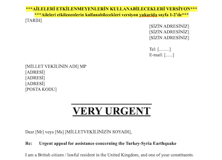 Avukat Yaşar Doğan'dan İngiltere depremzede vizesi açıklama