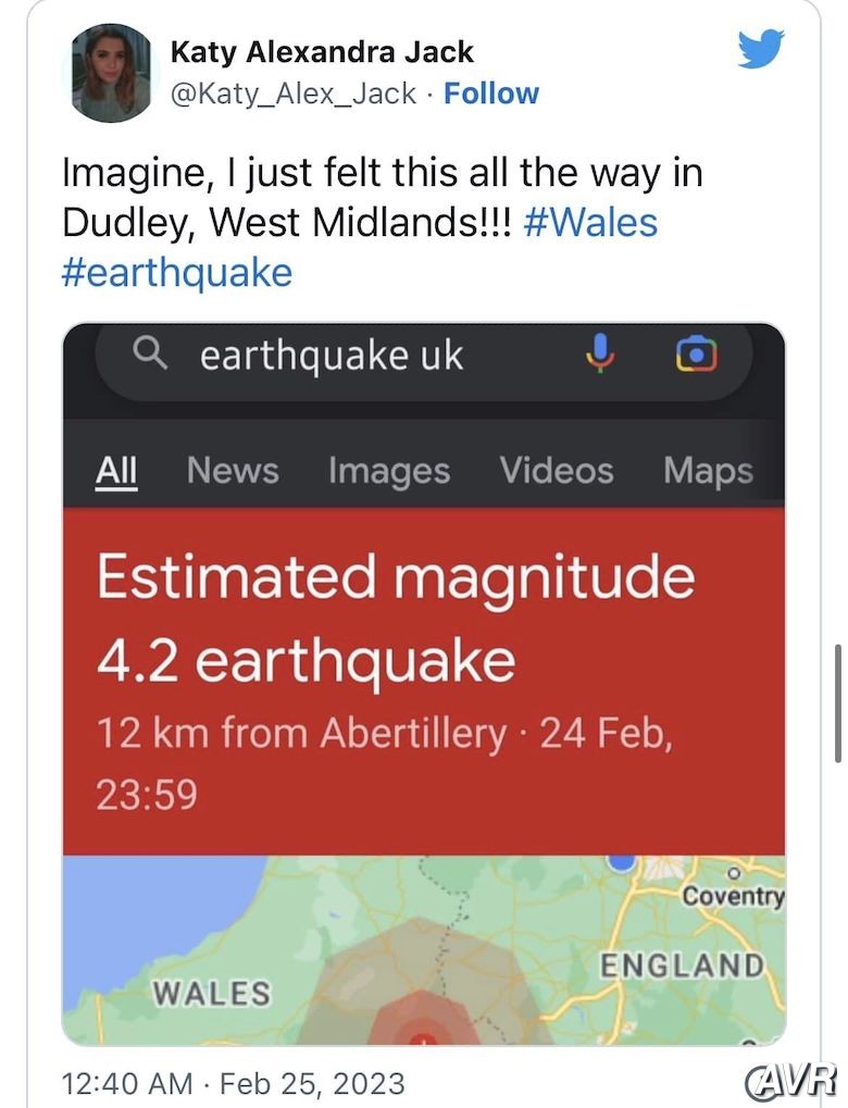 Galler’de Deprem ! İngiltere'de hissedild