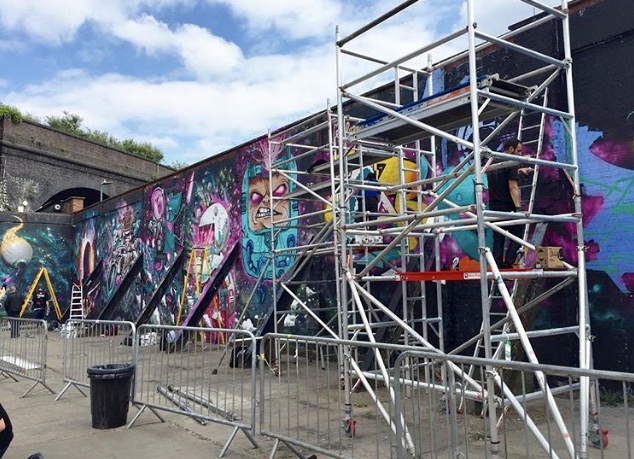 İngiltere'de sokak sanatı festi