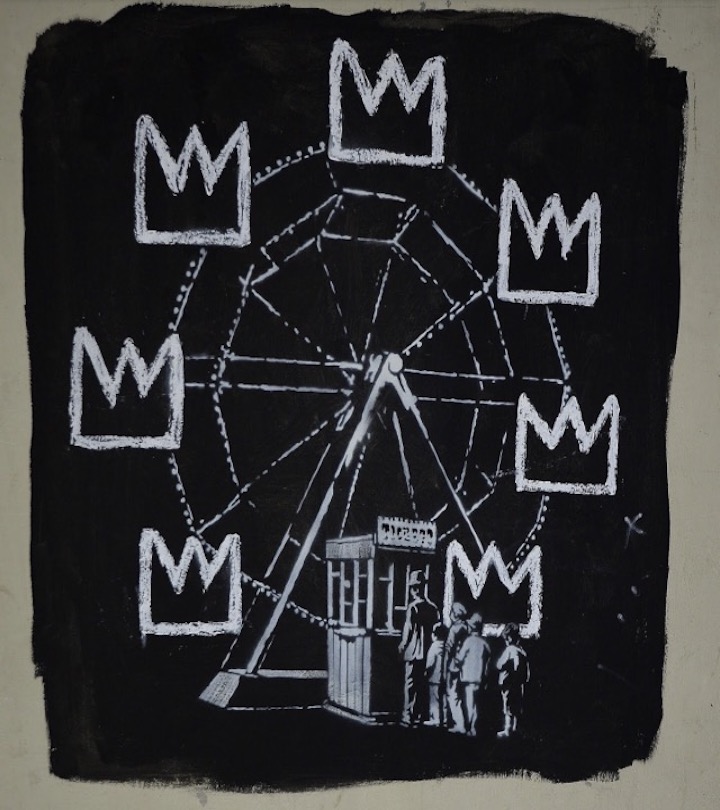 Basquiat'e saygı duruşunda bulunan Banksy 3