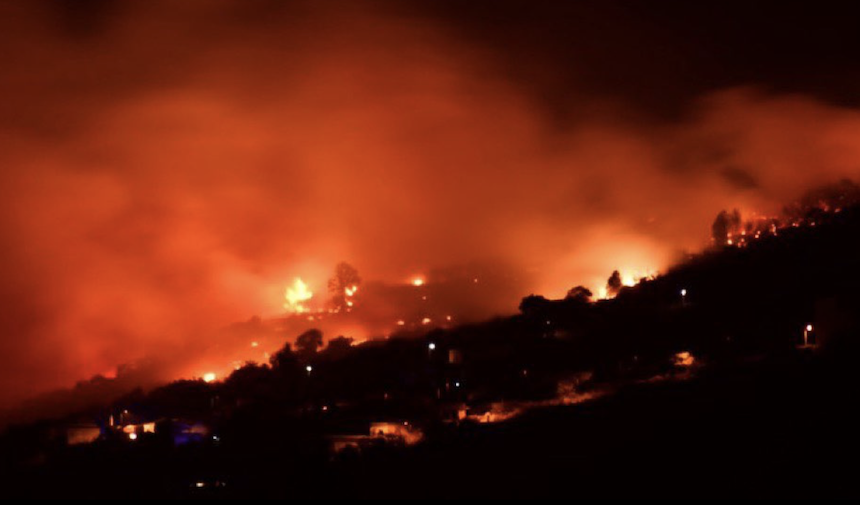 Tenerife orman yangınından üç bin kişiye tahliye  