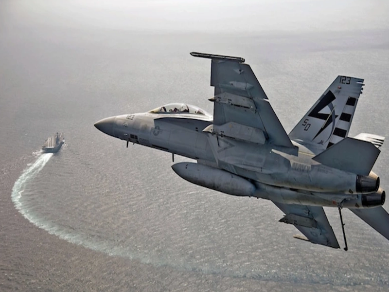 ABD askeri uçağı Akdeniz'de düştü