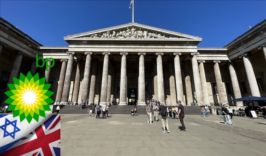 British Museum, İsrail'le Işbirliği Bulunan Bp'nin Sponsorluğu Nedeniyle Protesto Edildi