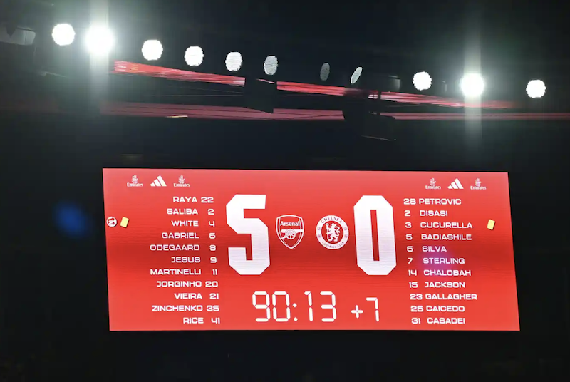 Arsenal, Konuk Ettiği Chelsea'yi Farkl
