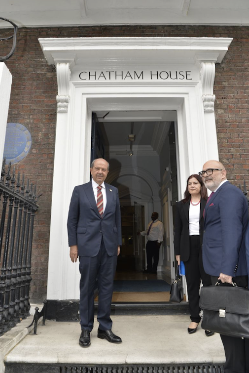 Kktc Ersin Tatar, Chatham House’da