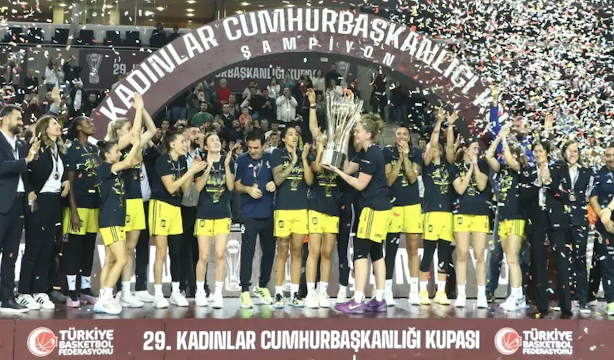 Fenerbahçe Opet Kadın Basketbol Takımı, Çbk Mersin'i Yenerek Elde Ettiği 29. Cumhurbaşkanlığı