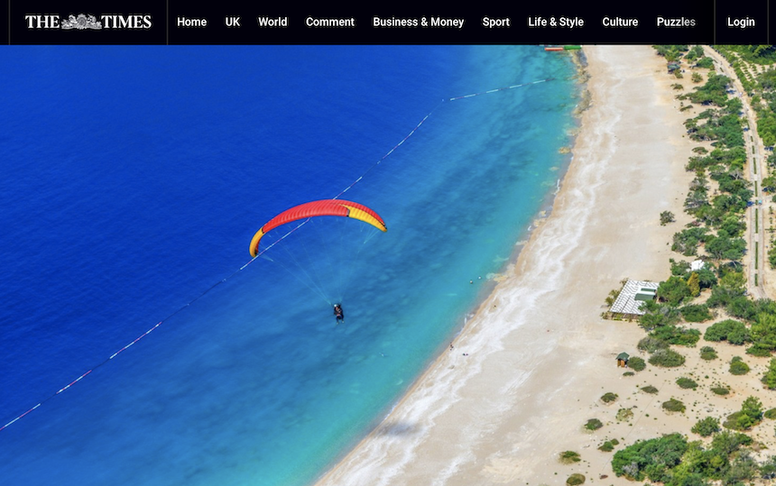 Times Newspaper's List Of Places To Visit In The World Fethiye