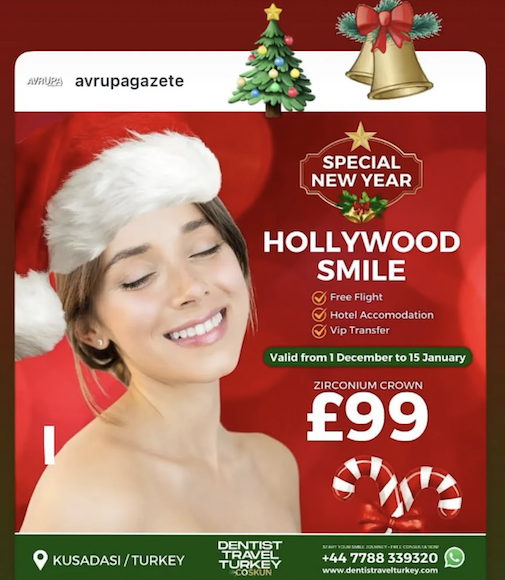 Vdentist Travel Turkey, İngiltere’den Türkiye’ye Diş