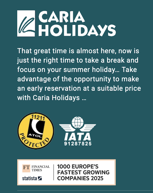 Caria Holidays Avrupa 1000