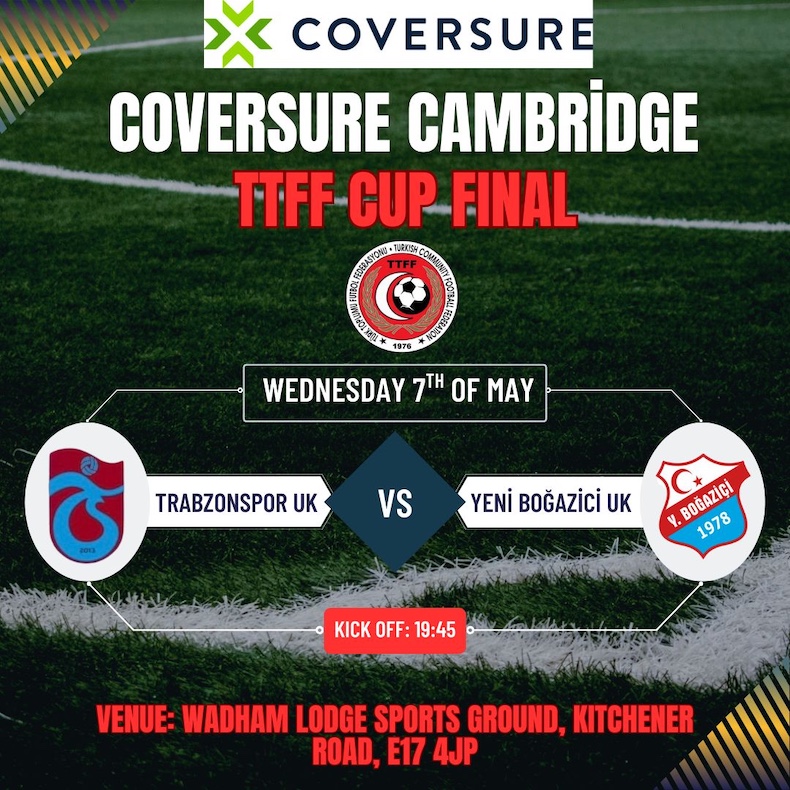 Coversure Cambridge Ttff Lig Kupası Londra Ingiltere