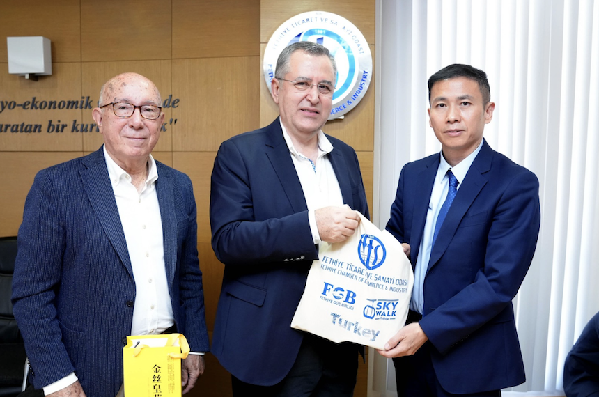 Fethiye Ticaret Ve Sanayi Odası’nda Cin Buyukelcili Mustesarlari Fethiye Cin