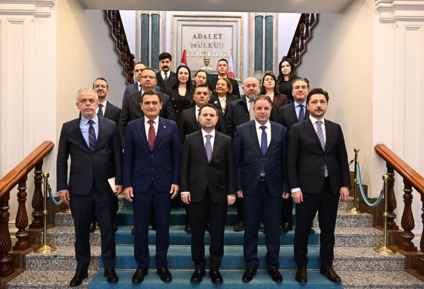 Bakan Gürlek, Türkiye Barolar Birliği Başkanı Erinç Sağkan ve beraberindeki heyetle görüştü