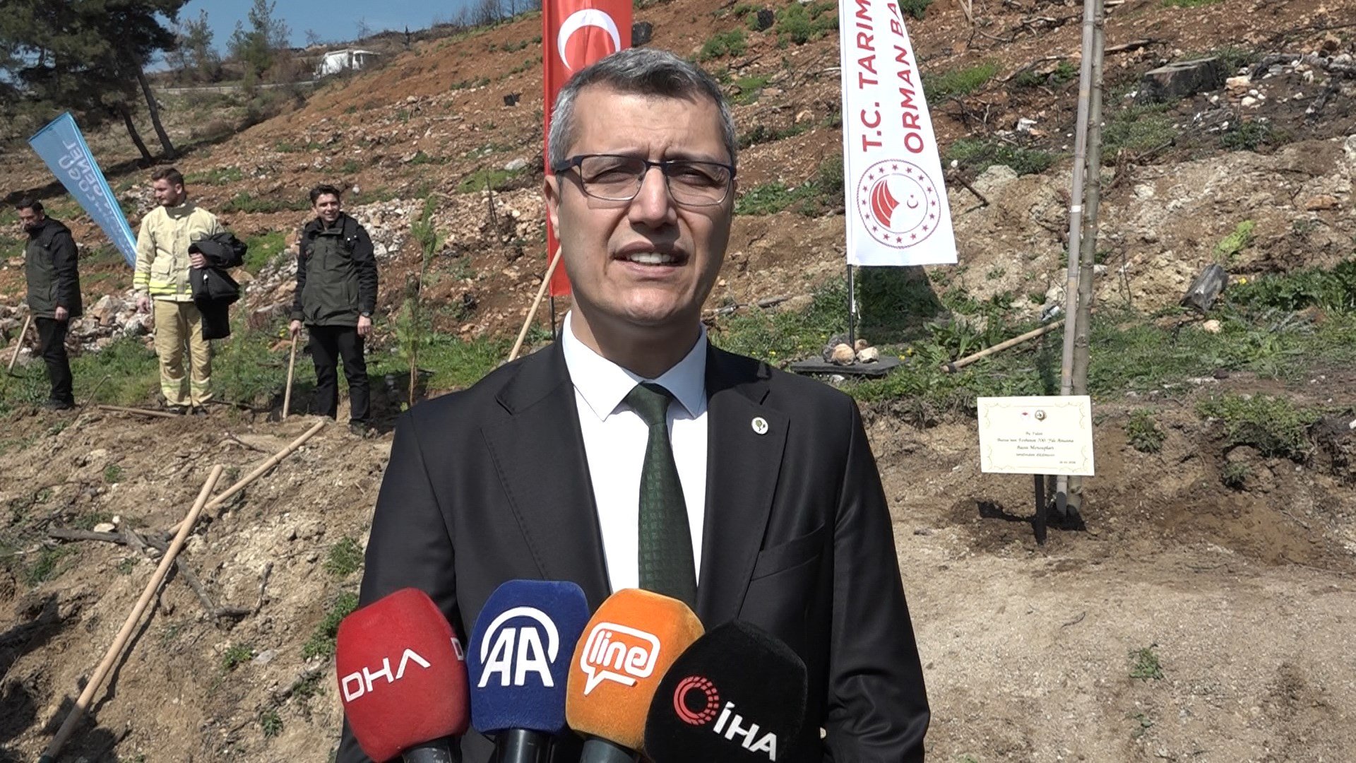 Bursa'da yanan ormanlara 8 ayda 2 milyon fidan