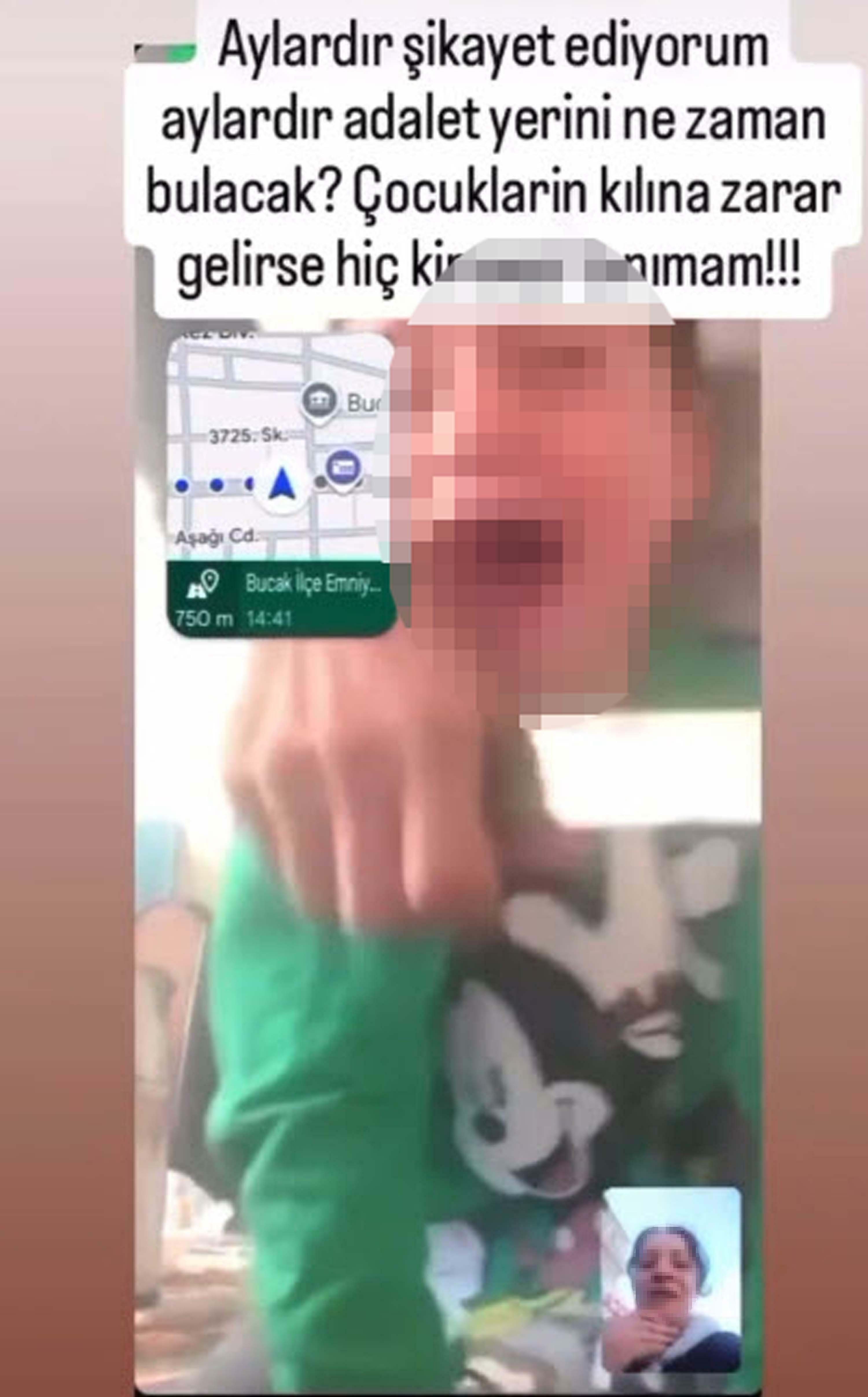 Çocuklarının boğazına bıçak dayayan sanığa bir dava daha