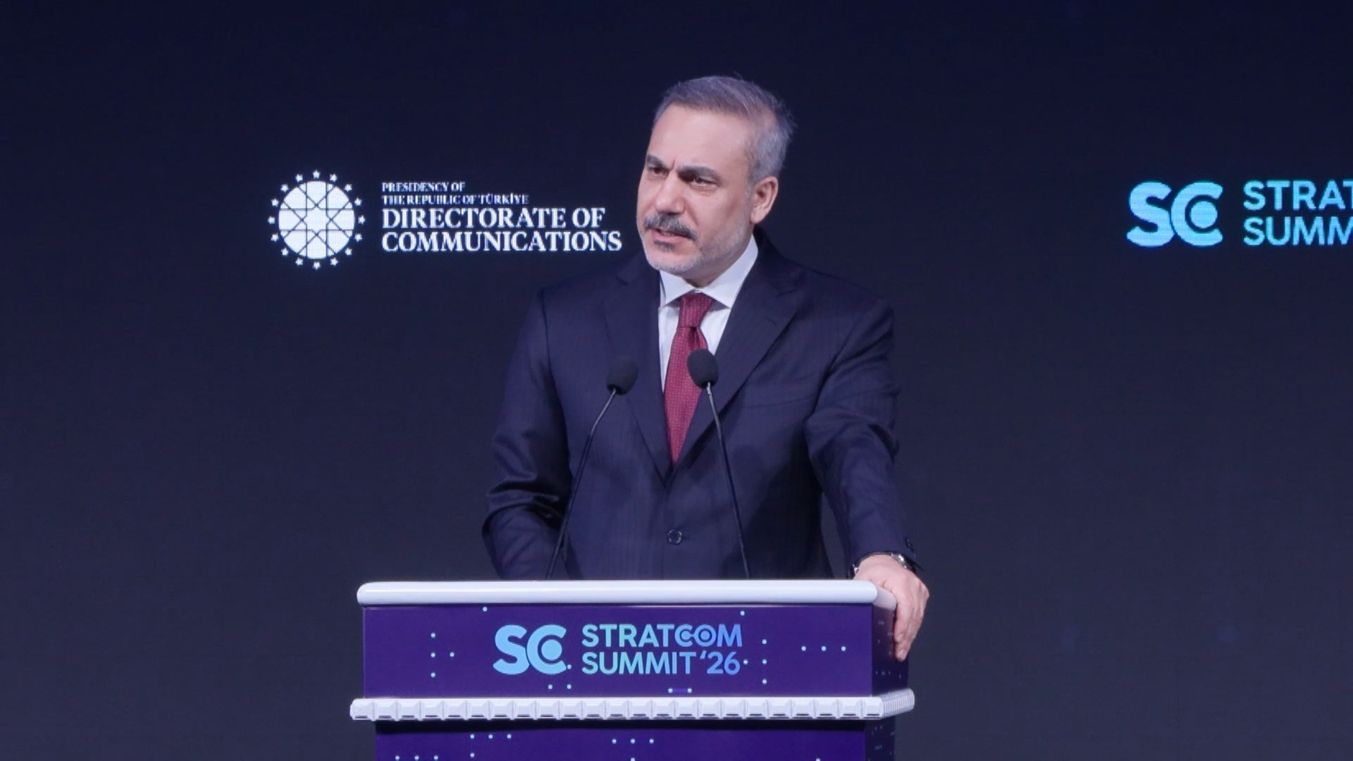 İstanbul - Bakan Fidan STRATCOM Zirvesi'nde konuştu