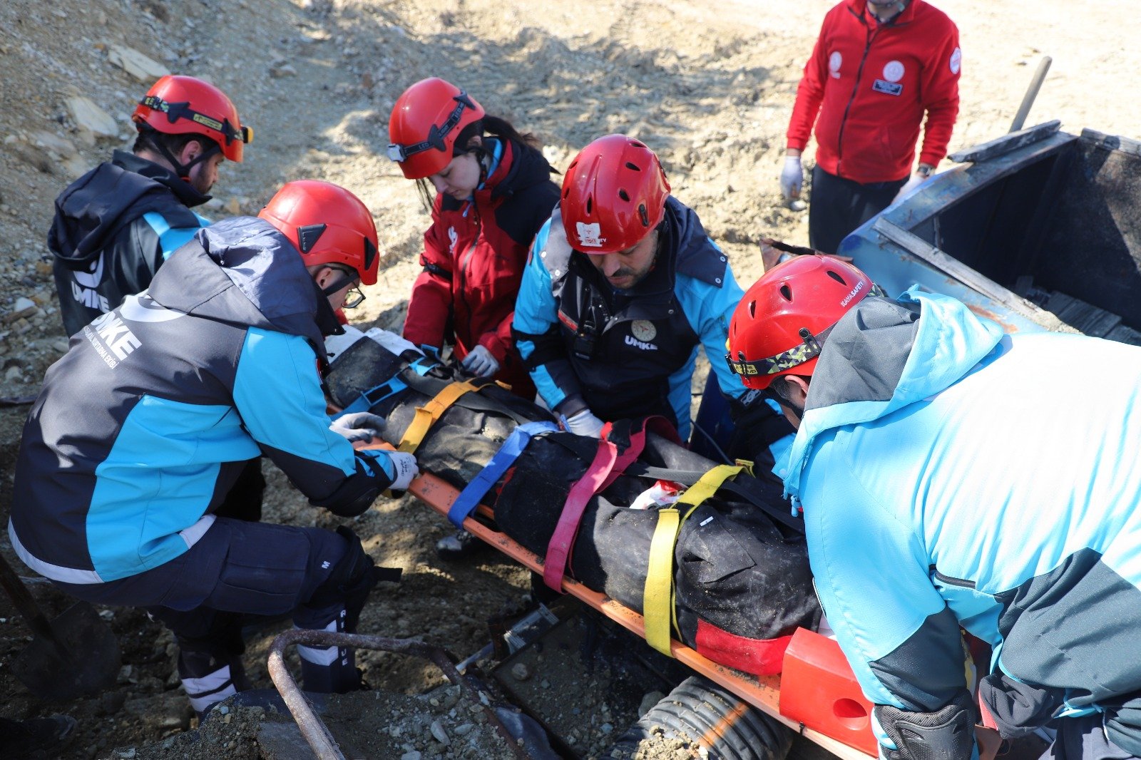 Kastamonu'da heyelan tatbikatı