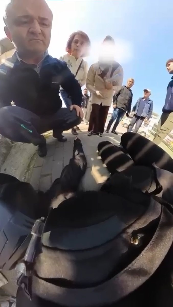 Otomobille çarpışıp elektrik panosuna savrulan motosikletin sürücüsü yaralandı