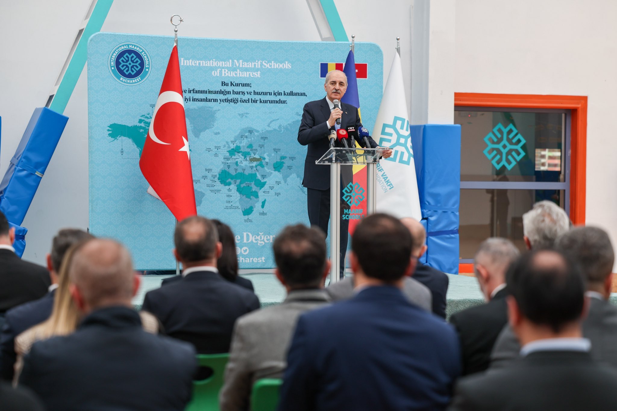 TBMM Başkanı Kurtulmuş, Bükreş'te 'Türk Toplumu Buluşması'na katıldı