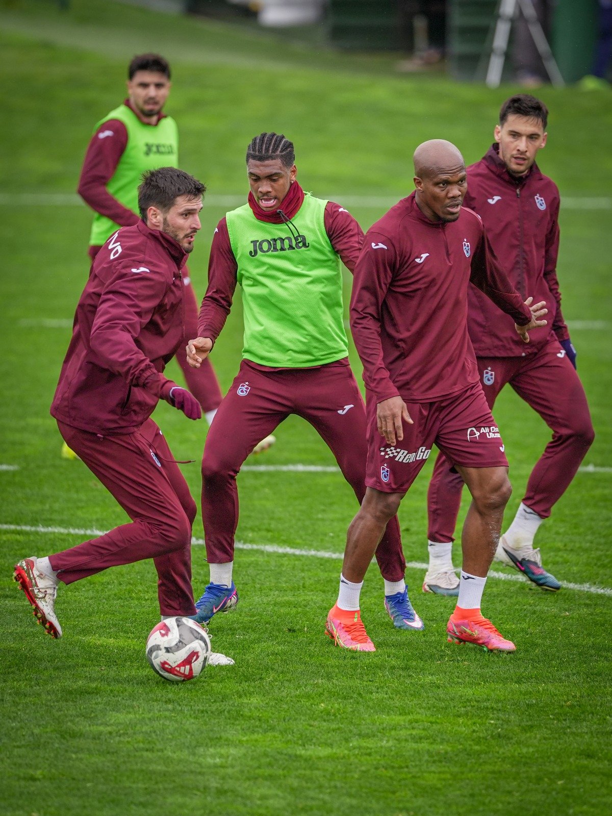 Trabzonspor, Galatasaray maçının hazırlıklarını sürdürdü