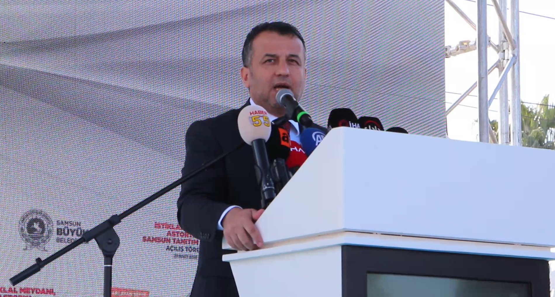 Türkiye'nin ilk uçan sineması 'Astorya', Samsun'da açıldı