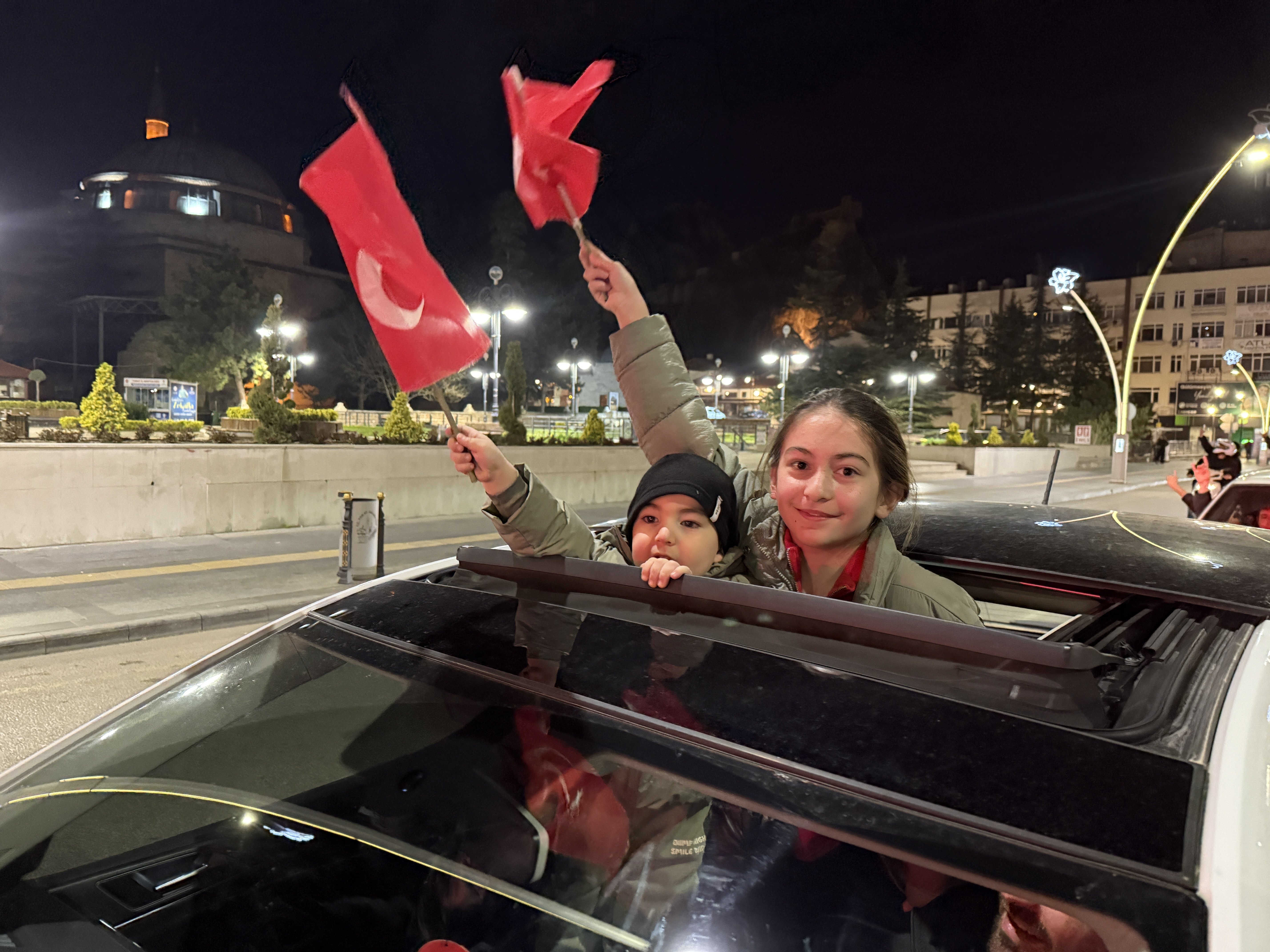 A Milli Futbol Takımı'nın Dünya Kupası'na katılmaya hak kazanması Tokat'ta coşkuyla kutlandı