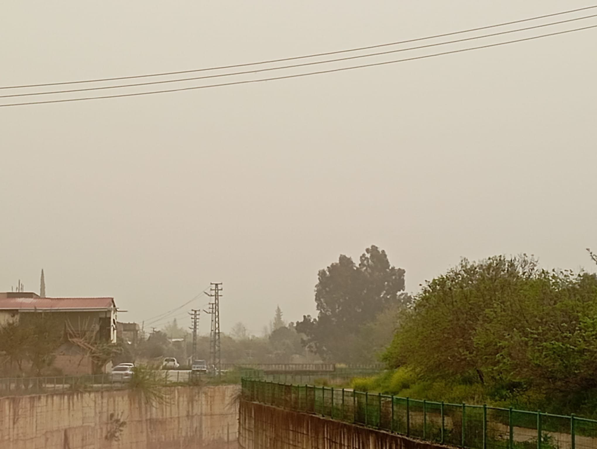 Doğu Akdeniz'de çöl tozu etkili oldu