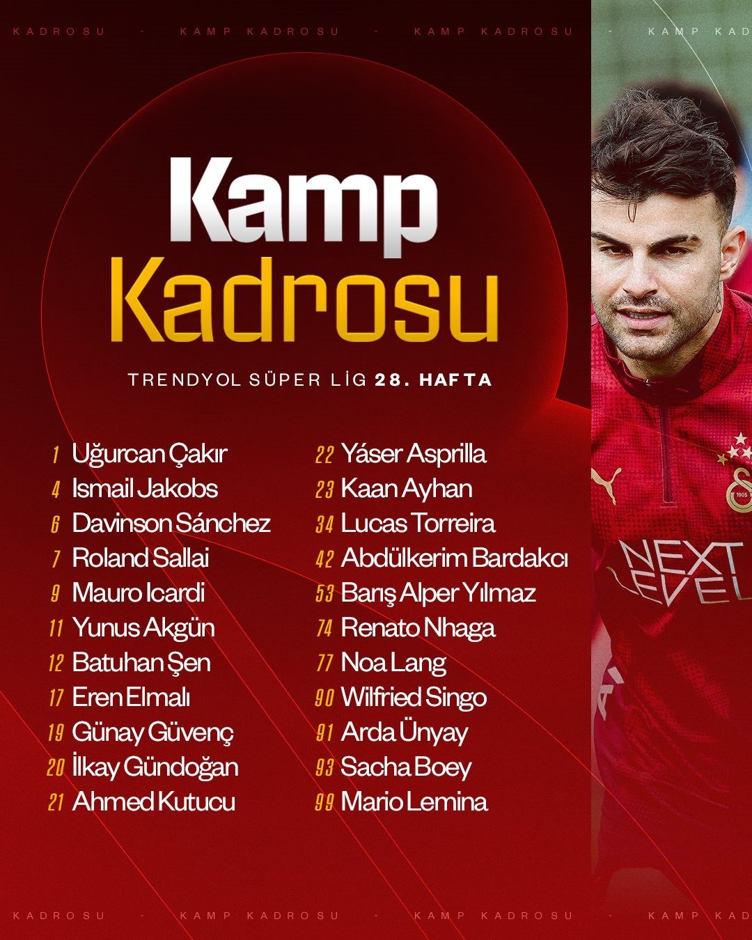 Galatasaray, Trabzonspor maçı hazırlıklarını tamamladı