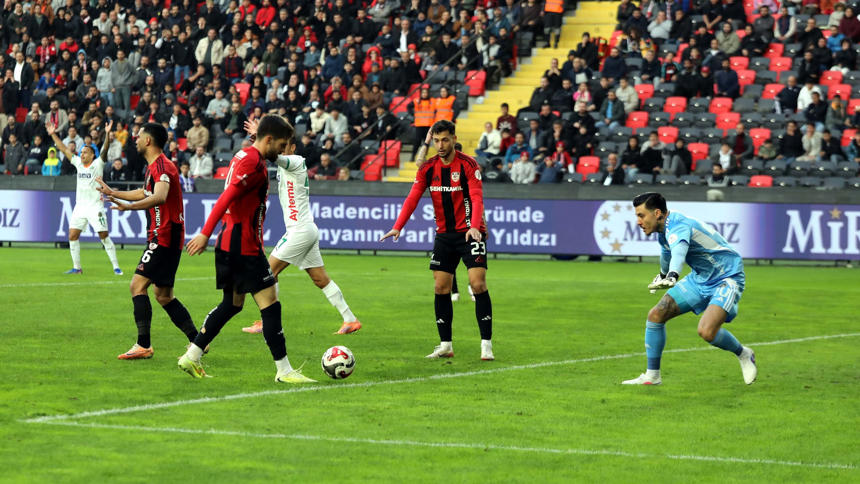 Gaziantep FK - Corendon Alanyaspor: 1-1