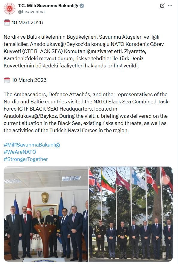 MSB: Montrö Sözleşmesi'nden taviz verilmesi söz konusu değildir