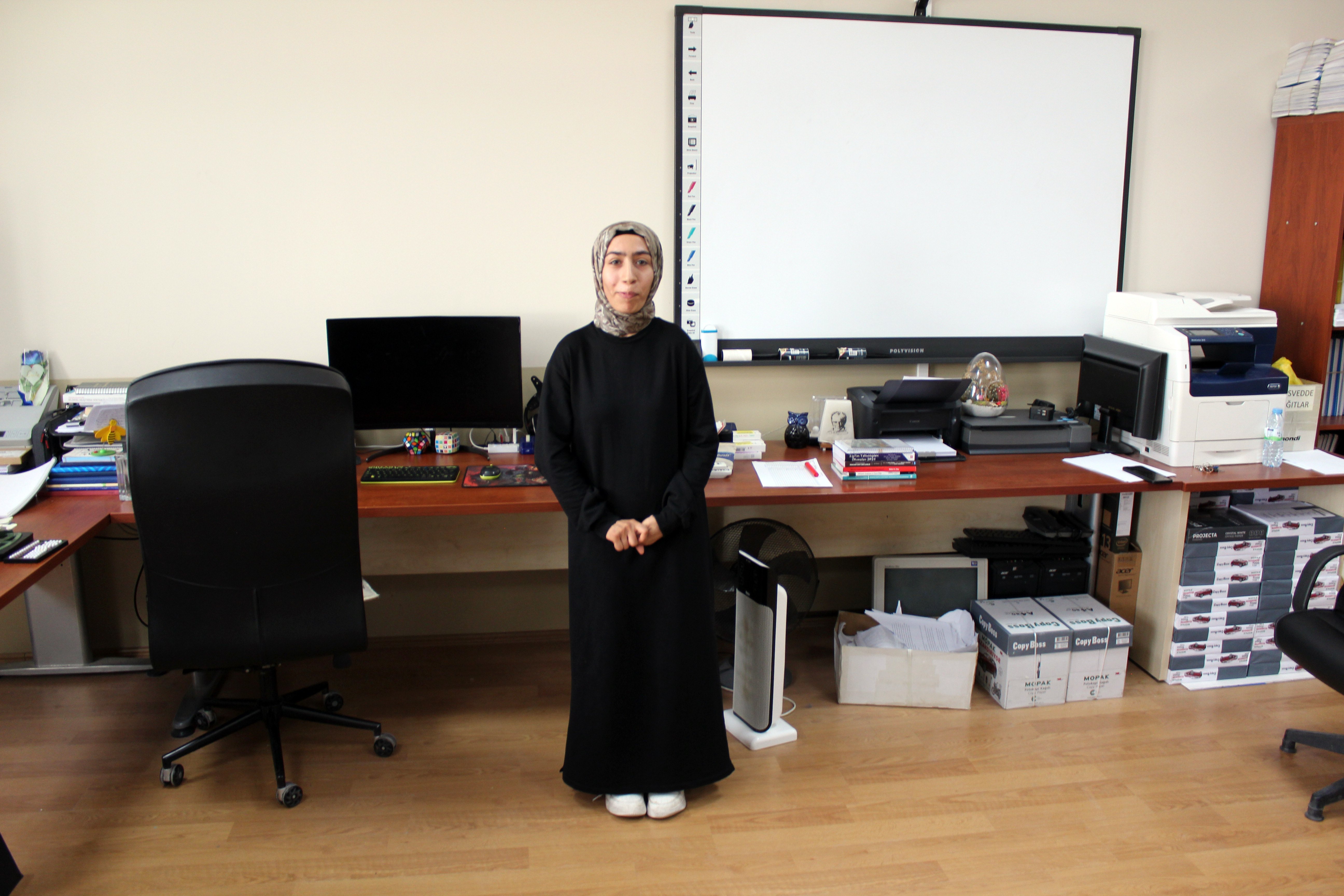 Serebral palsi hastası Fatma'nın eğitim aşkı