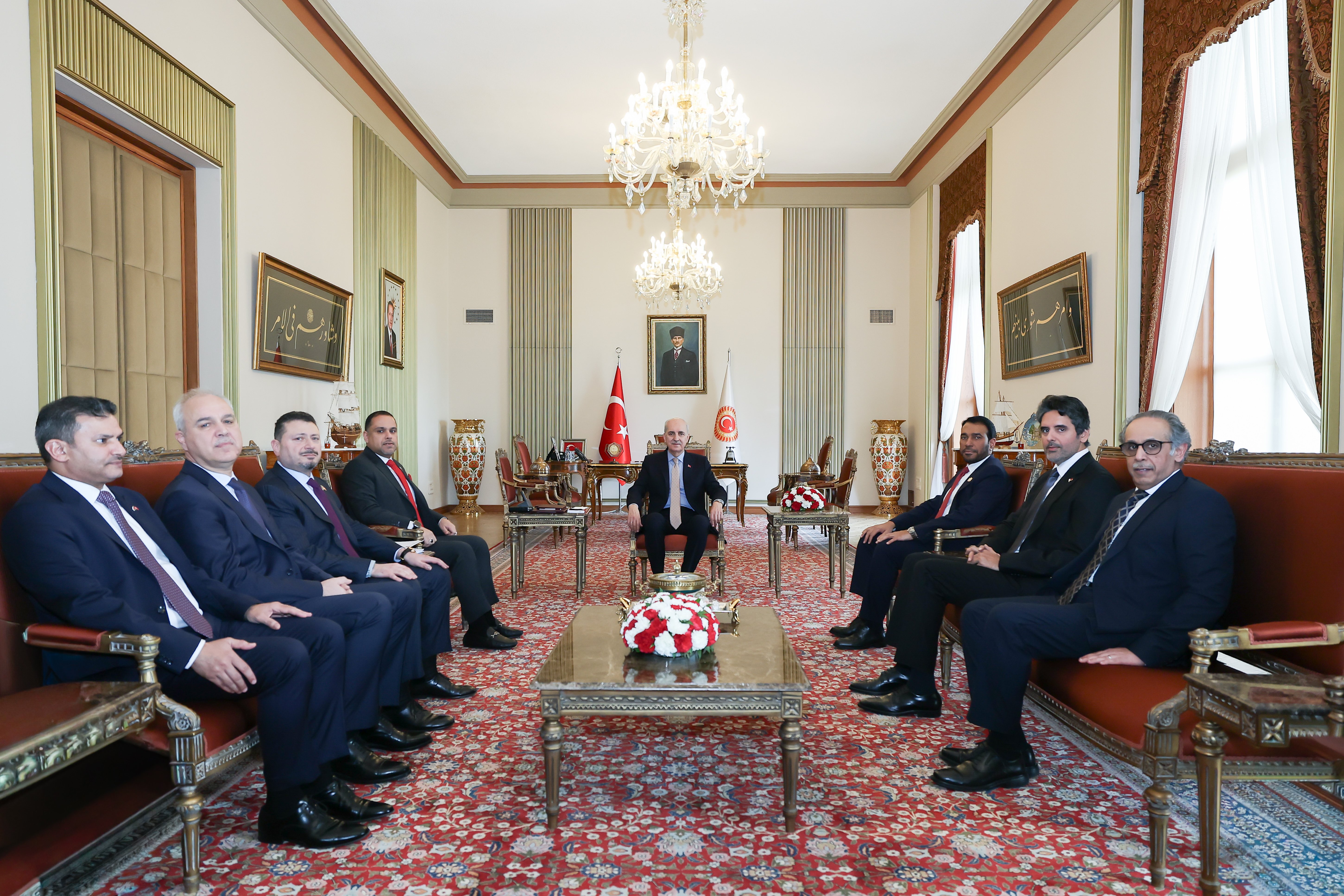 TBMM Başkanı Kurtulmuş, büyükelçileri kabul etti