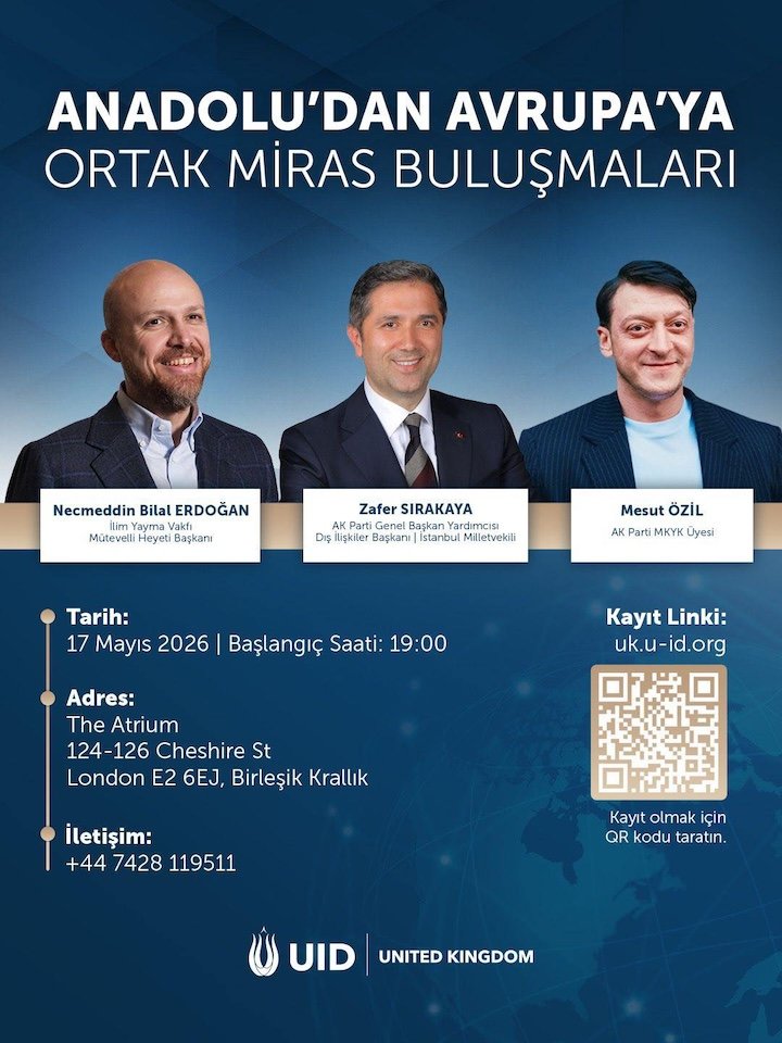 Bilal Erdoğan, Mesut Özil Ve Zafer Sırakaya İngiltere'ye Geliyor