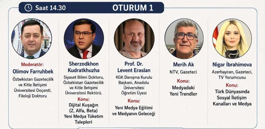 Özbekistan Taşkent’te Türk Dünyasında Medya Ve Eğitim Paneli Copy