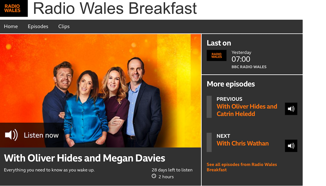 Great British Döner'in Sahibi Mehmet Nezir Korkut, Bbc Radio Wales Breakfast Programına Konuk