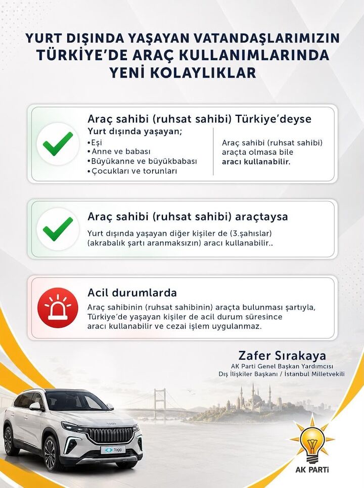 Yurt Dıisi Arac Getirme