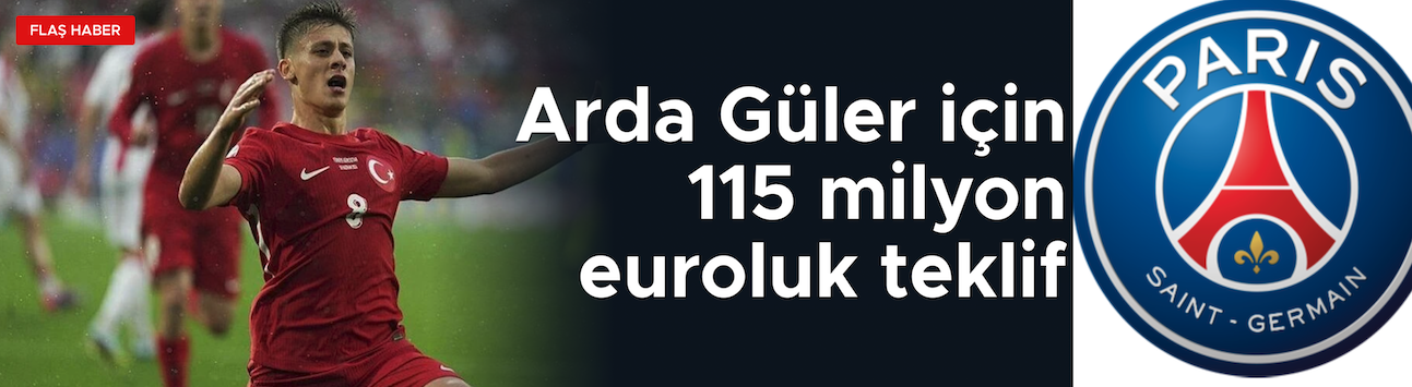 ARDA GÜLER İÇİN 115 MİLYON EUROLUK PSG İDDİASI