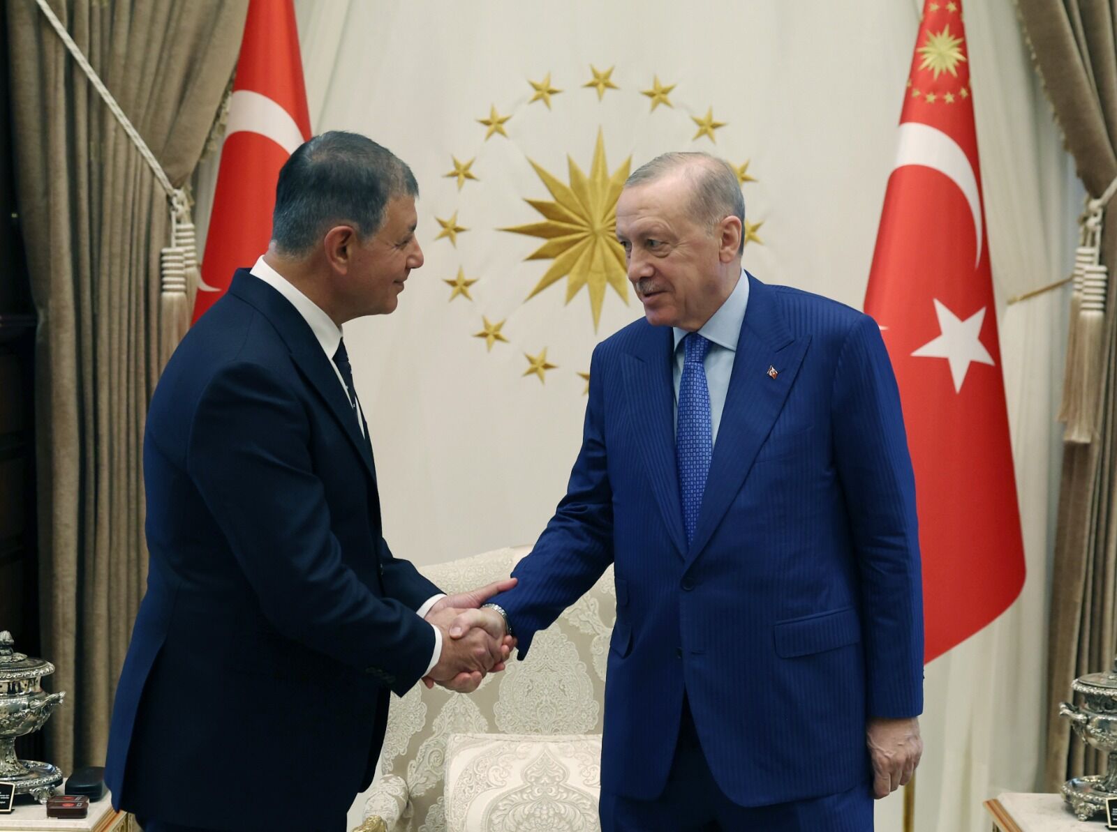Cumhurbaşkanı Erdoğan, Cemil Tugay'ı kabul etti (2)