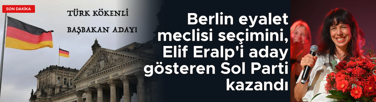 Berlin'de Eyaletten Başbakanlığa giden Türk Elif Eralp
