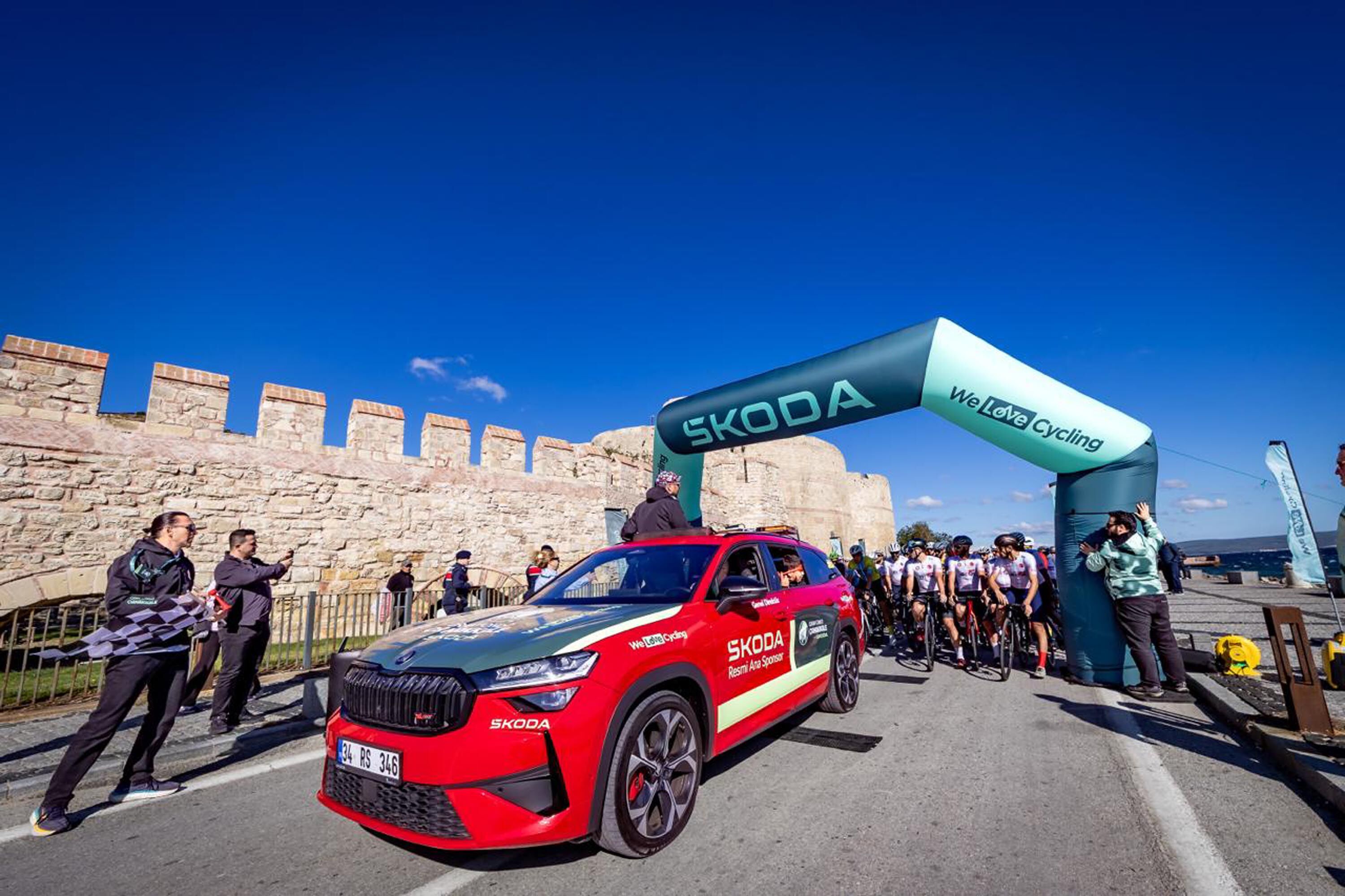 Çanakkale Gran Fondo bisiklet yarışı başladı (2)