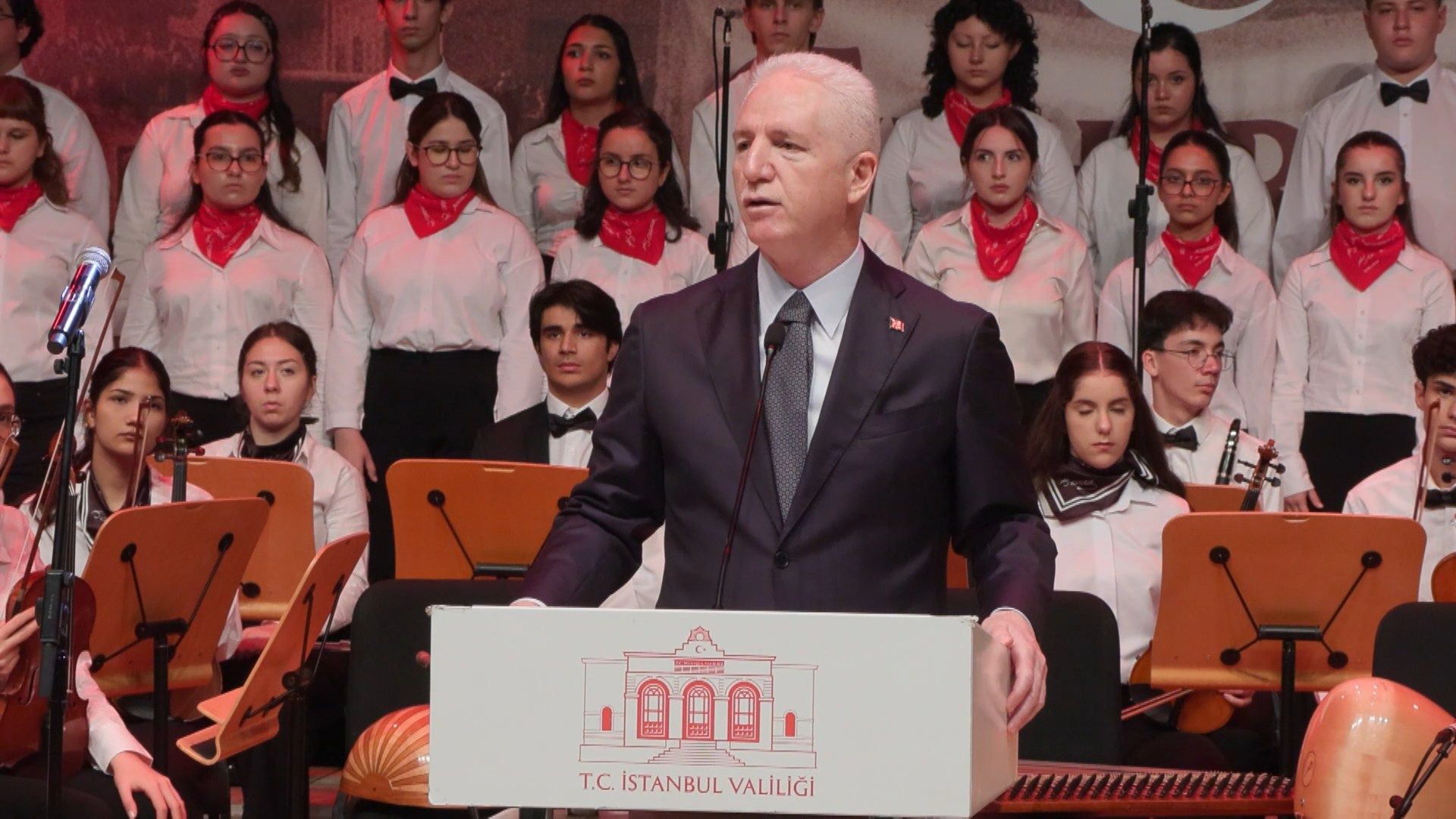 Cumhuriyet Bayramı'nın 103'üncü yılı Cemal Reşit Rey Konser Salonu'nda kutlandı