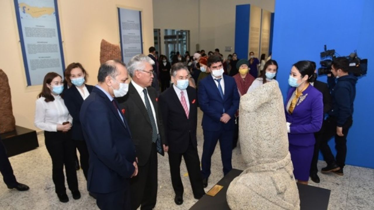 Kazakistan Milli Müzesi'nde "Kadim Türk Medeniyeti" salonu açıldı