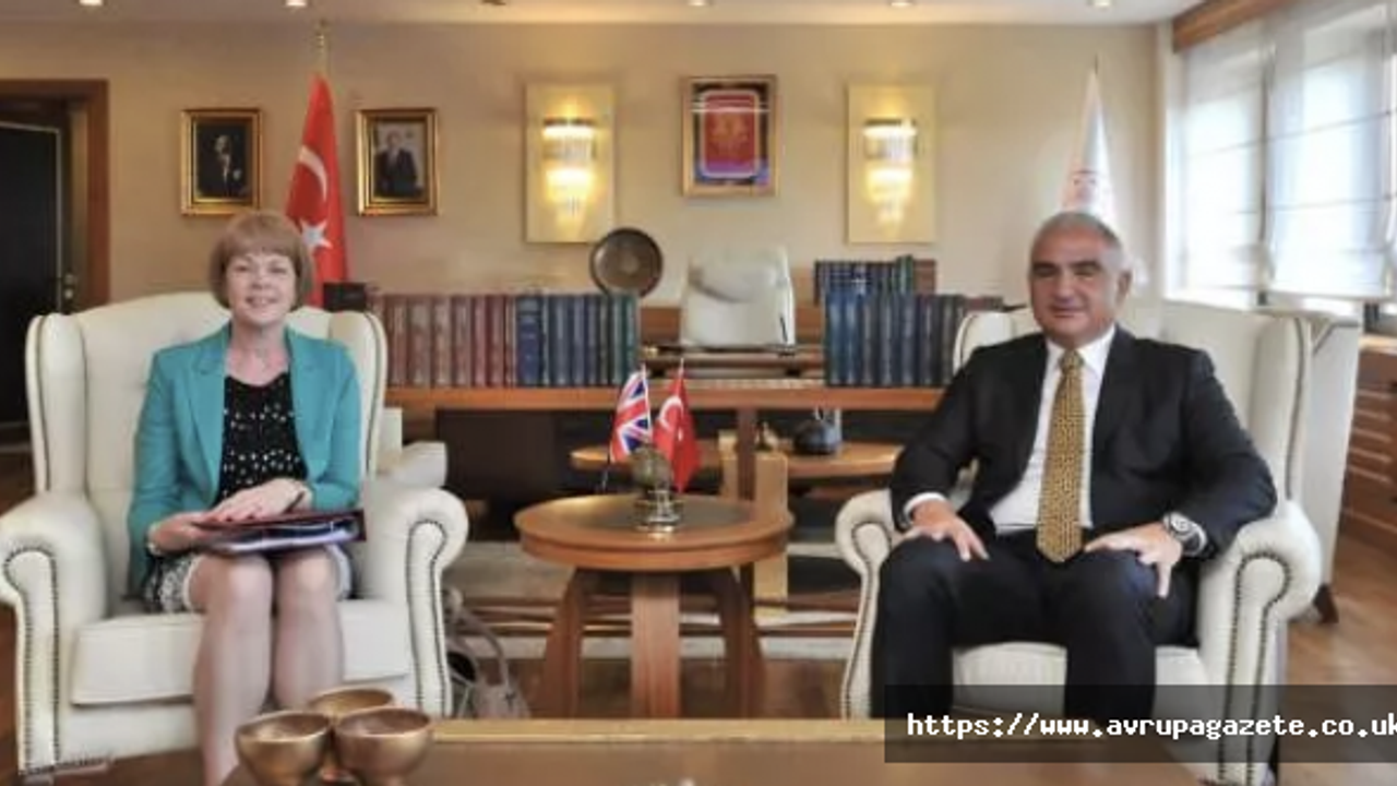 Birleşik Krallık Devlet Bakanı Morton ile Kültür ve Turizm Bakanı Ersoy görüştü